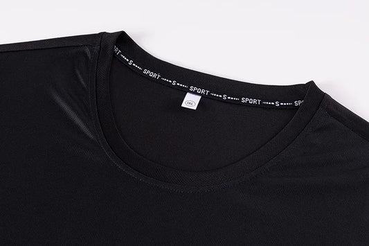 Camiseta con degradado para hombre, talla grande 7XL, 110-175 kg, manga corta y holgada