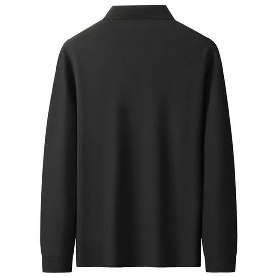 8XL 7XL 6XL 2025 New Fall High End Luxury 100% Cotton Polo Shirt Man