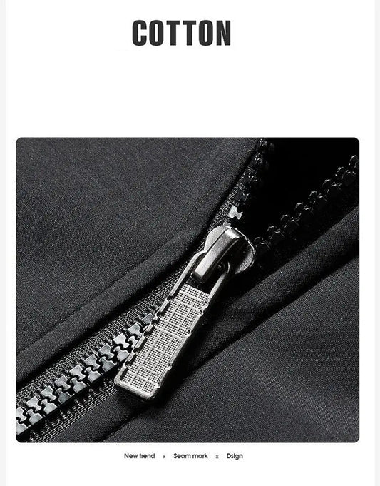 Chaqueta de invierno para hombre - negocios gruesa interior de lujo