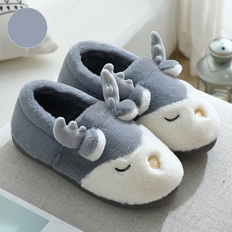 Lindos zapatos de algodón de peluche para hombre