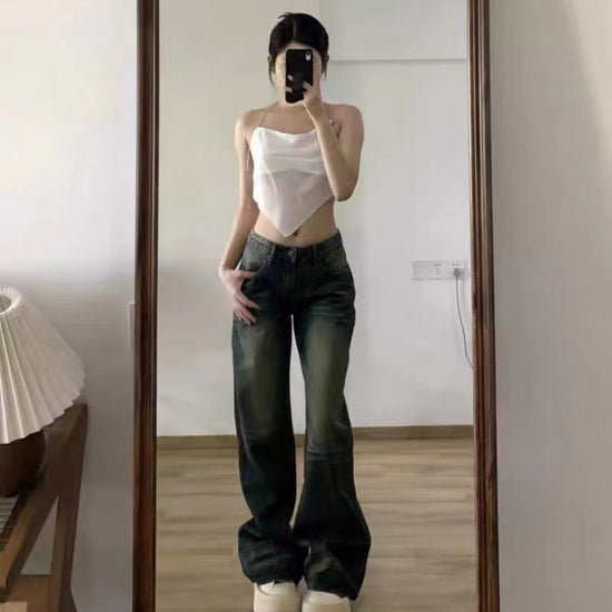 Plus Size Vintage Jeans Women&