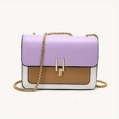 Bolso Bandolera Mujer Elegante - Cartera Cruzada con Hebilla Decorativa
