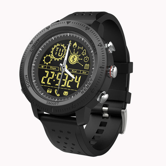 Reloj electrónico inteligente con Bluetooth y esfera grande de metal.