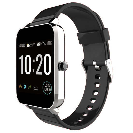 Reloj inteligente con tela sensible al tacto, prueba de agua y monitor de frecuencia cardíaca