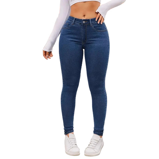 Pantalones vaqueros ajustados con pies elásticos