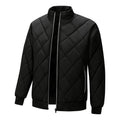 Chaqueta de algodón acolchada con cuello alto para hombre, moderna y cálida, estilo papá