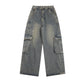 Multi-Pocket Workwear Jeans For Men