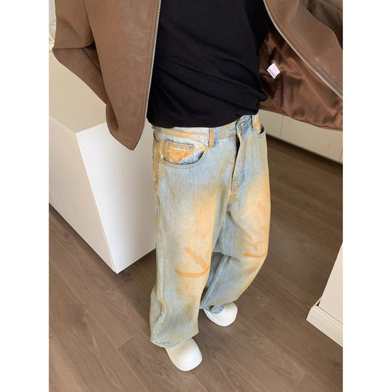 Fashion Wash Gradient Jeans For Men