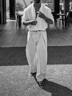 Camisa casual de manga corta para hombre