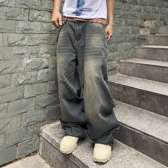 Fashion Personality Vintage Jeans For Men