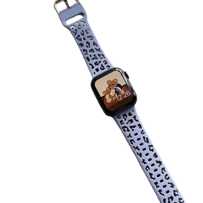 Pulsera inteligente de silicona hueca para mujer