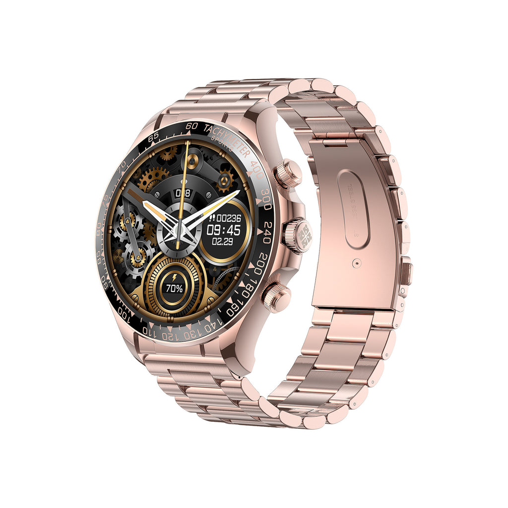 Reloj inteligente con pantalla redonda EX108 y llamadas Bluetooth