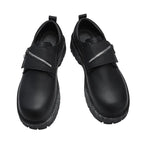 Zapatos casuales de plataforma de cuero para hombre