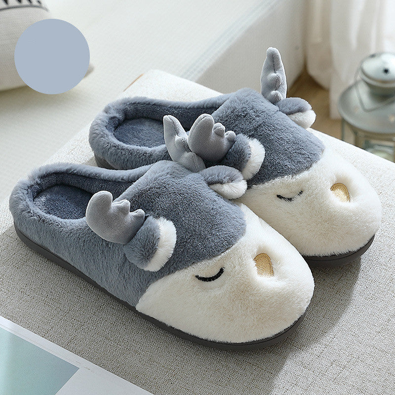 Lindos zapatos de algodón de peluche para hombre