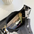 Bolso de Hombro con Estampado de Cebra o Leopardo para Mujer – Cartera de Axila de Piel Sintética Verano