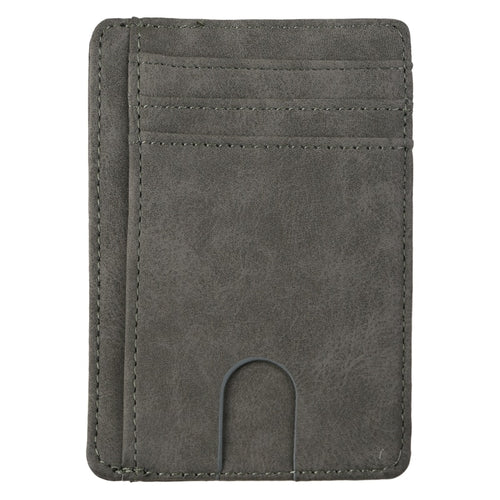 Carteira de Couro para Homens Mulheres Bolsa 11,5x8x0,5cm - A.S Foco
