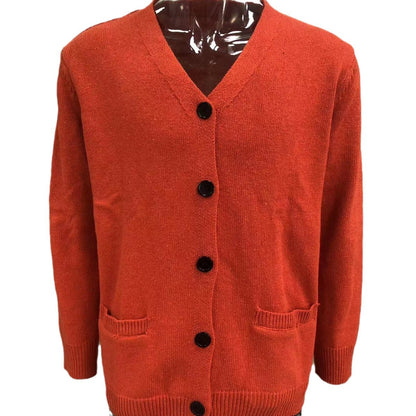 Cardigã masculino de malha, modelagem slim, para outono e inverno.
