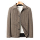 Middle-aged Men Slim Lapel Woolen Jacket Three-dimensional
