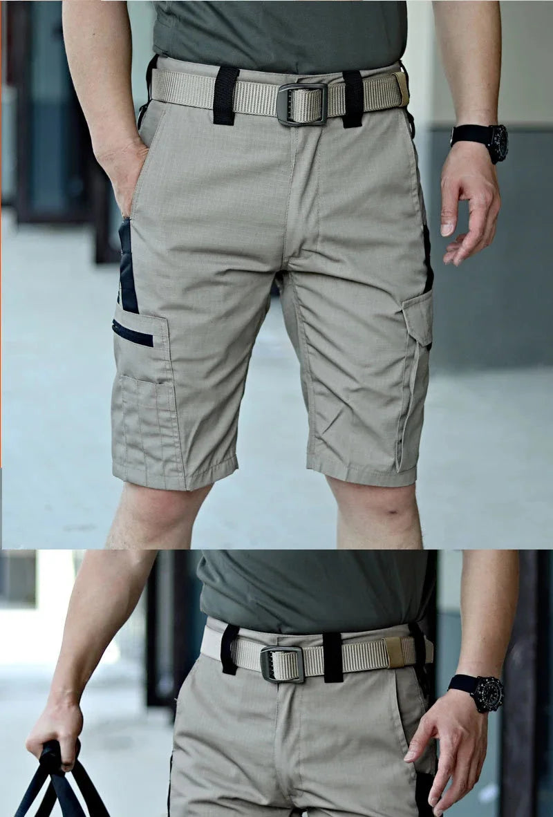 Pantalones Cortos de Estilo Militar para Hombre – Verdes, Camuflados, Multi‑bolsillos y Aptos para Exterior