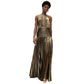 Vestido Largo de Fiesta con Corsé para Mujer – Elegante Off Shoulder con Abertura y Pliegues