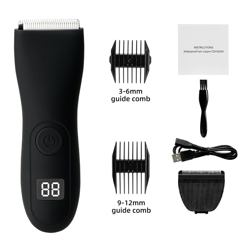 Aparador de pêlos do corpo masculino para barbear para mulheres Depilação Aparador virilha, corpo e Braço - Lady Shaver - A.S Foco