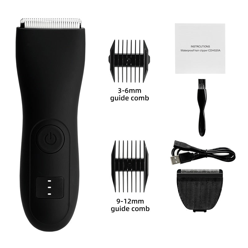 Aparador de pêlos do corpo masculino para barbear para mulheres Depilação Aparador virilha, corpo e Braço - Lady Shaver - A.S Foco