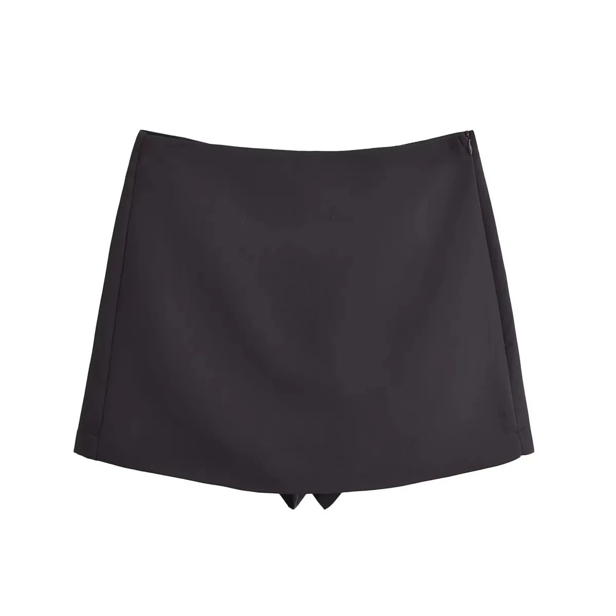 Falda Pantalón Mini de Cintura Alta para Mujer – Skort Vintage con Cremallera Lateral