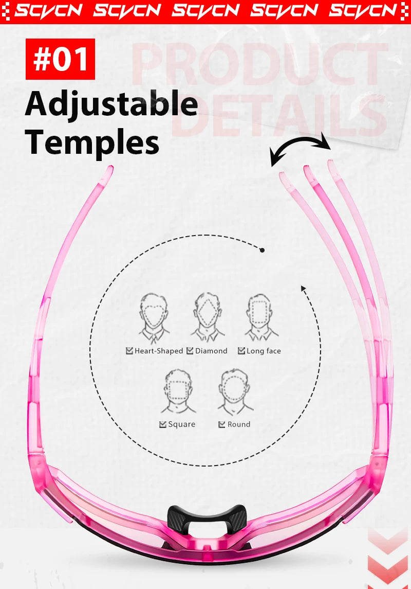 Gafas de Ciclismo SCVCN UV400 – Deportivas Unisex, Conducción, Montaña y Bicicleta