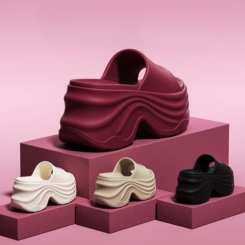 Sandalias YNPO de Plataforma para Mujer –  Suela Gruesa, Antideslizantes y Súper Cómodas