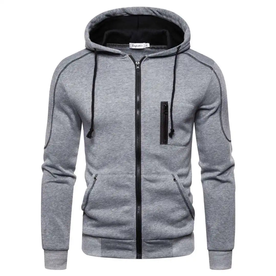 Sudadera con capucha para hombre Negro Blanco Verde militar Rojo.