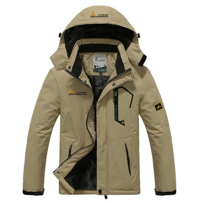 Parka de Invierno para Hombre –  Cálida y con Capucha de Piel Estilo Militar