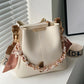 Bolso de Hombro para Mujer Estilo Cubo con Cadena