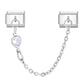 Charm Italiano de Acero Inoxidable – Diseño Ball No.8, Corazón, Cereza, Arcoíris, Gatos y Flores para Pulseras de 9mm
