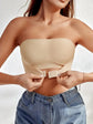 Sujetador Sin Tirantes para Mujer – Sin Relleno, Sin Costuras y con Cierre Frontal de Botones