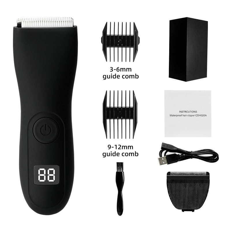 Aparador de pêlos do corpo masculino para barbear para mulheres Depilação Aparador virilha, corpo e Braço - Lady Shaver - A.S Foco