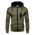 Sudadera con capucha para hombre Negro Blanco Verde militar Rojo.