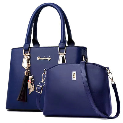 Bolso Minimalista de Gran Capacidad para Mujer – Bandolera y Bolso de Hombro con Cadena en PU
