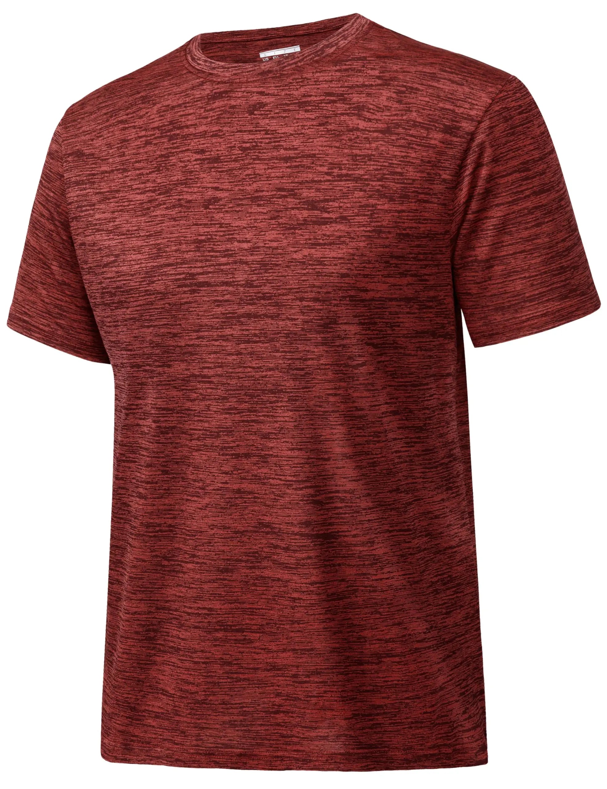 Camisetas de secado rápido TACVASEN para hombre, camisetas de running de verano