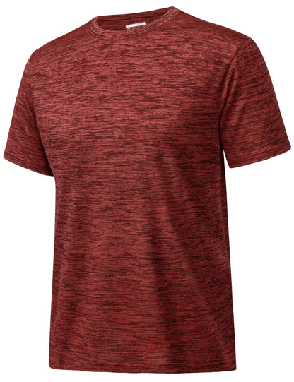 TACVASEN Quick Dry T-shirts Mens Summer Running Tee