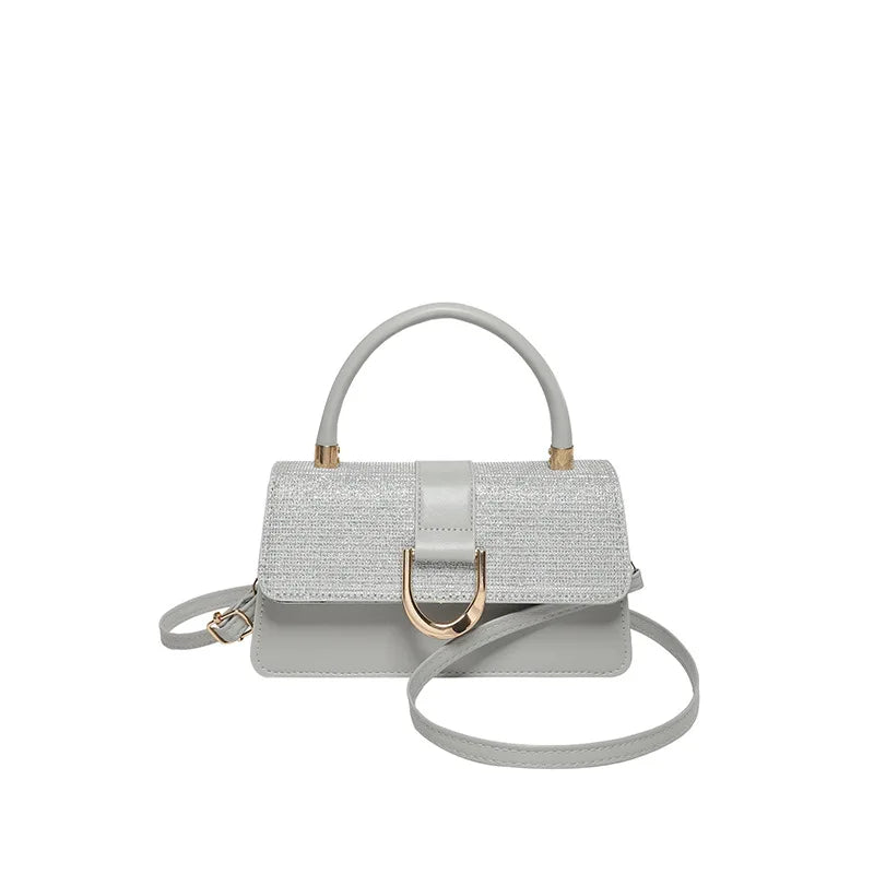 Bolso Pequeño Cuadrado para Mujer – Bandolera Versátil de Material PU