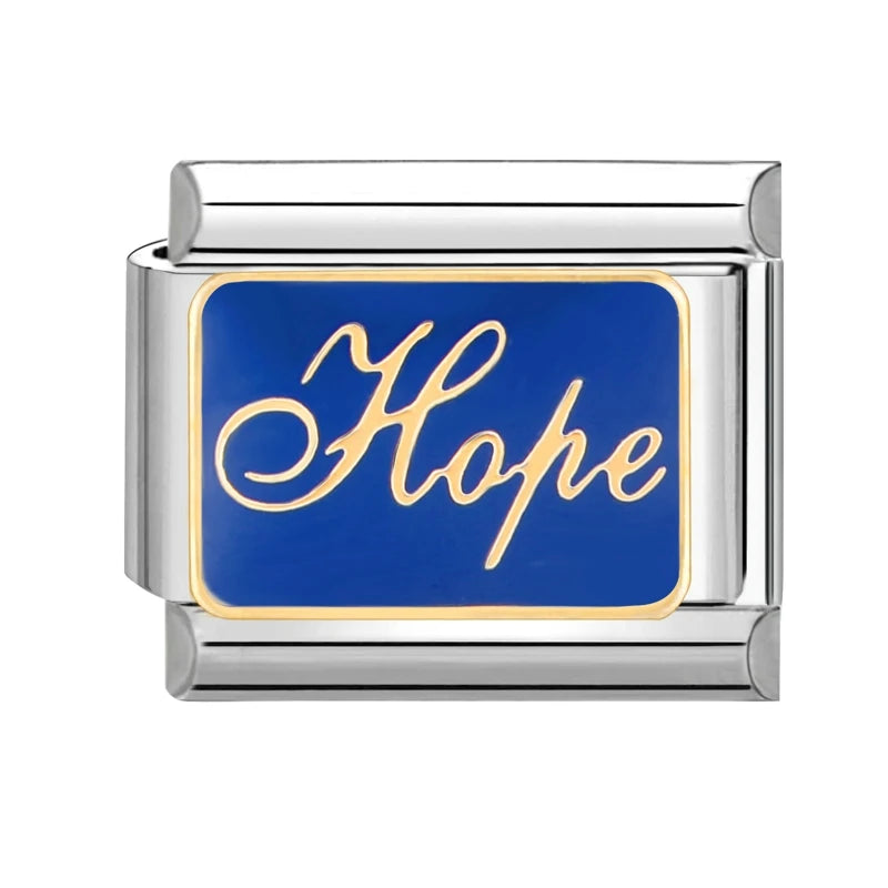 Charm Italiano de Acero Inoxidable – Diseño Ball No.8, Corazón, Cereza, Arcoíris, Gatos y Flores para Pulseras de 9mm