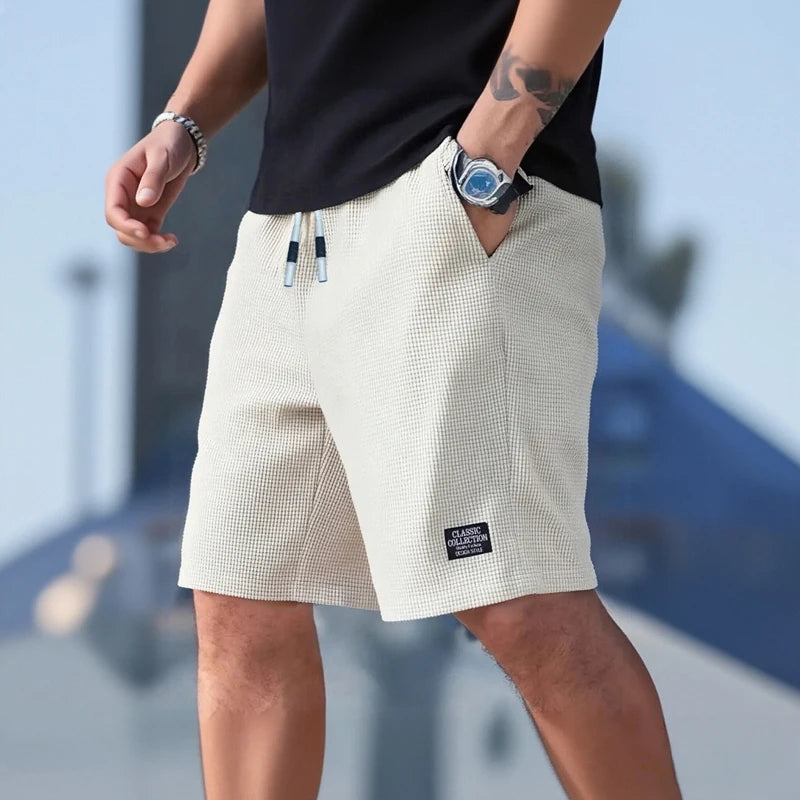 Pantalones Cortos para Hombre –  Deportivas y de Playa con Tejido Texturizado y Transpirable