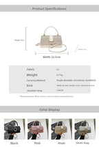 Bolso Pequeño Cuadrado para Mujer – Bandolera Versátil de Material PU