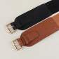 Cinturón Ancho Elástico para Mujer – Hebilla Cuadrada Estilo Moda para Chaquetas y Trajes