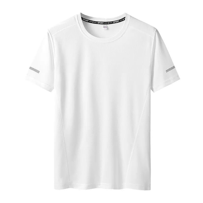 Camiseta talla grande 9XL para hombre de secado rápido