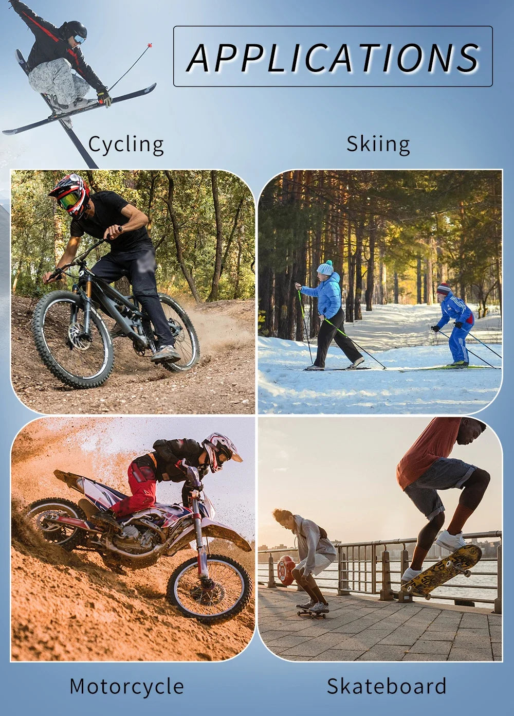 Shorts Protectores para Moto, Skate, MTB y Snowboard – Protección de Cadera Acolchada