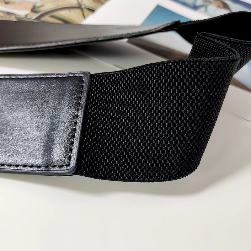 Cinturón Corset de Lujo para Mujer – Cinturón Elástico Ancho Tipo Cummerbund