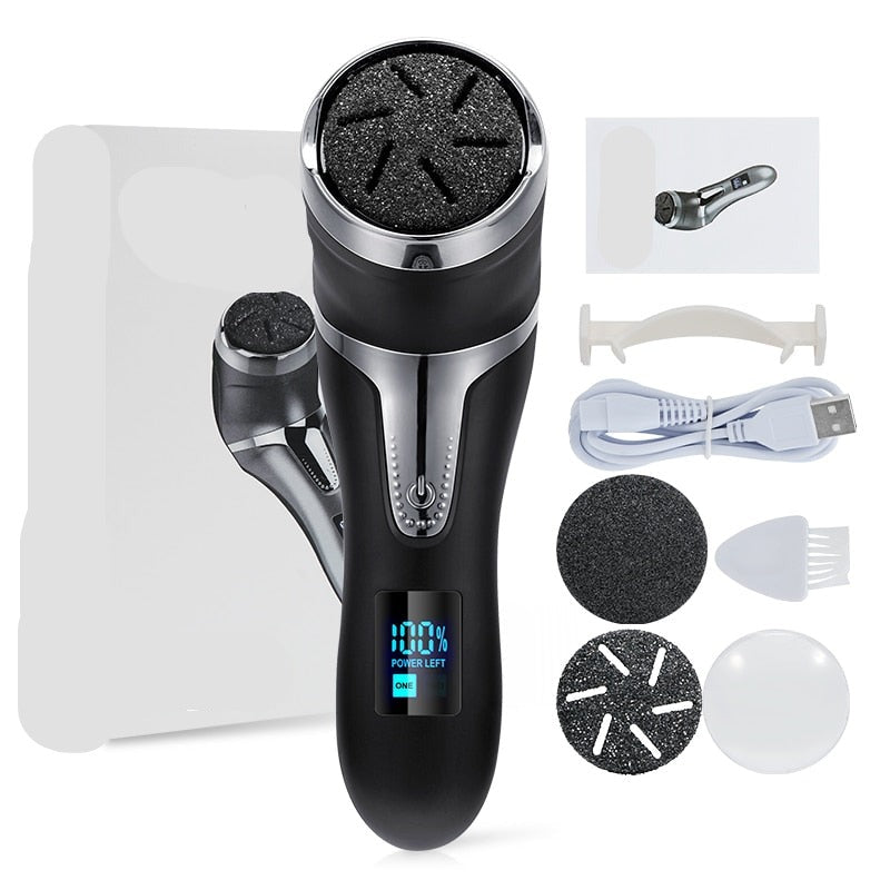 Ferramentas Elétricas de Pedicure Lixa Calcanhares Rachado e Removedor de Calos Pés. - A.S Foco