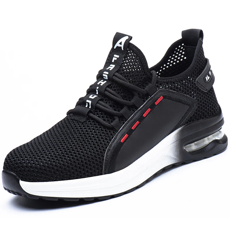 Zapatos de seguridad para trabajo de acero para hombres..