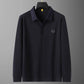 New Autumn High End Luxury Cotton Polo Shirt Man